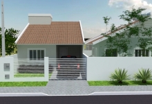 Casa pronta, terreno 385m² - aceito carro. São Francisco.