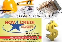 Crédito para construção e reforma!