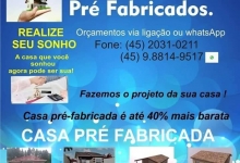 tenha sua casa pré montada em apenas 60 dias casa com laje com o melhor preço da cidade