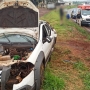 Strada ficou destruída no acidente  (Foto: Toledo News ) 