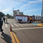 Um homem morreu e duas pessoas ficaram feridas (Foto: Gilmar Angelo/Toledo News ) 