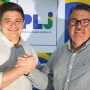 Arion Nasihgil e Claiton Schlindwein, candidatos pela coligação que reúne PL, Podemos e MDB  